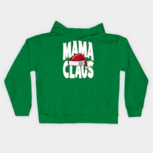 Mama Claus Family Christmas Kids Hoodie